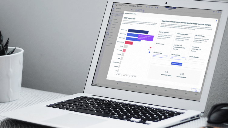 laptop showing graphs