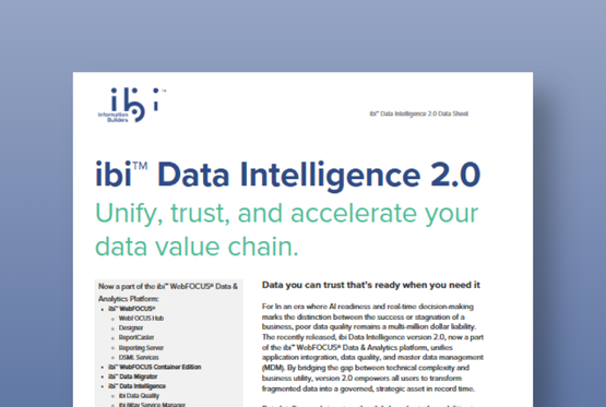 Data sheet image Data Intelligence 2.0