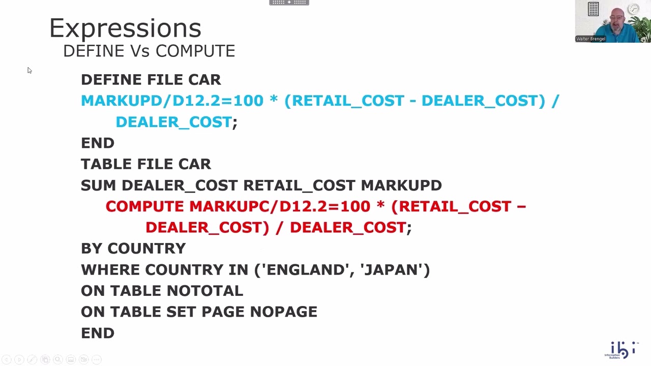 2025 February FOCUS Friday: DEFINE Basics, Leveraging WebFOCUS Designer and PROFILES