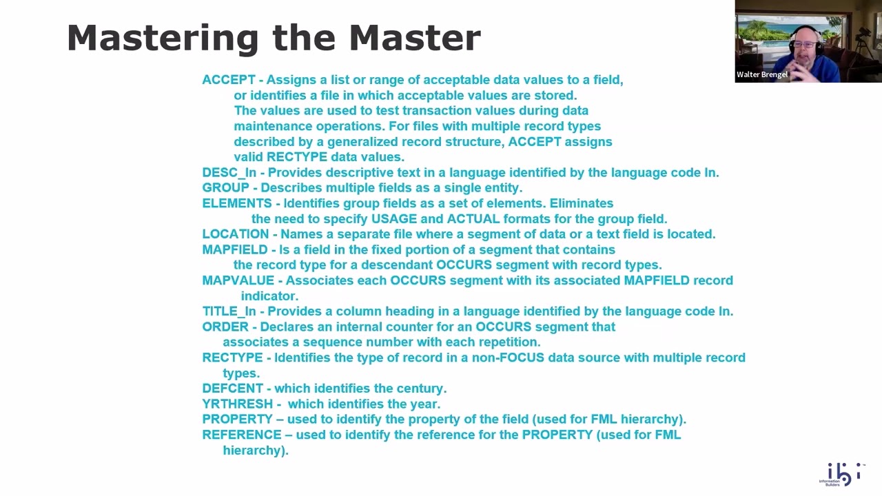 2024 Sept FOCUS Friday: Synonyms/MASTER Files; An Introduction to Designer Pages part III; FOCLOG