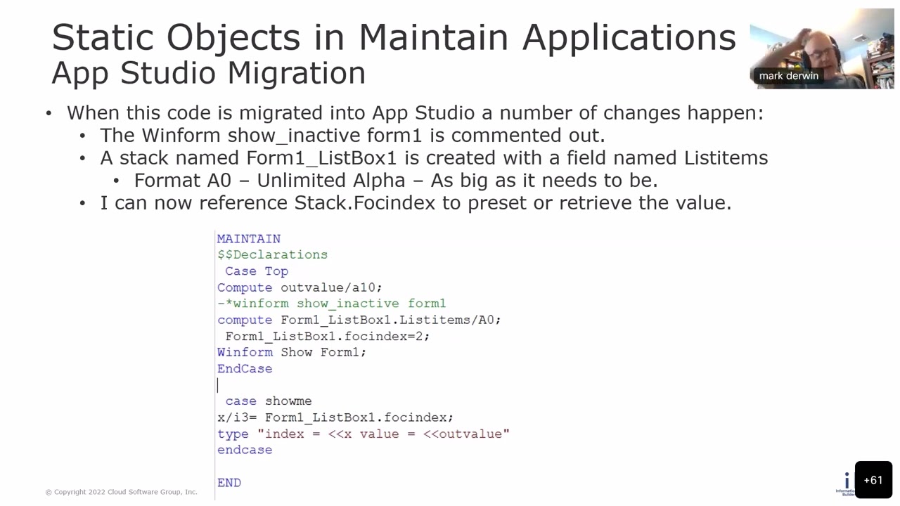 June FOCUS Friday: MODIFY for Reporting; Multiverbless Redux; Static Objs in MAINTAIN, Open Data Hub